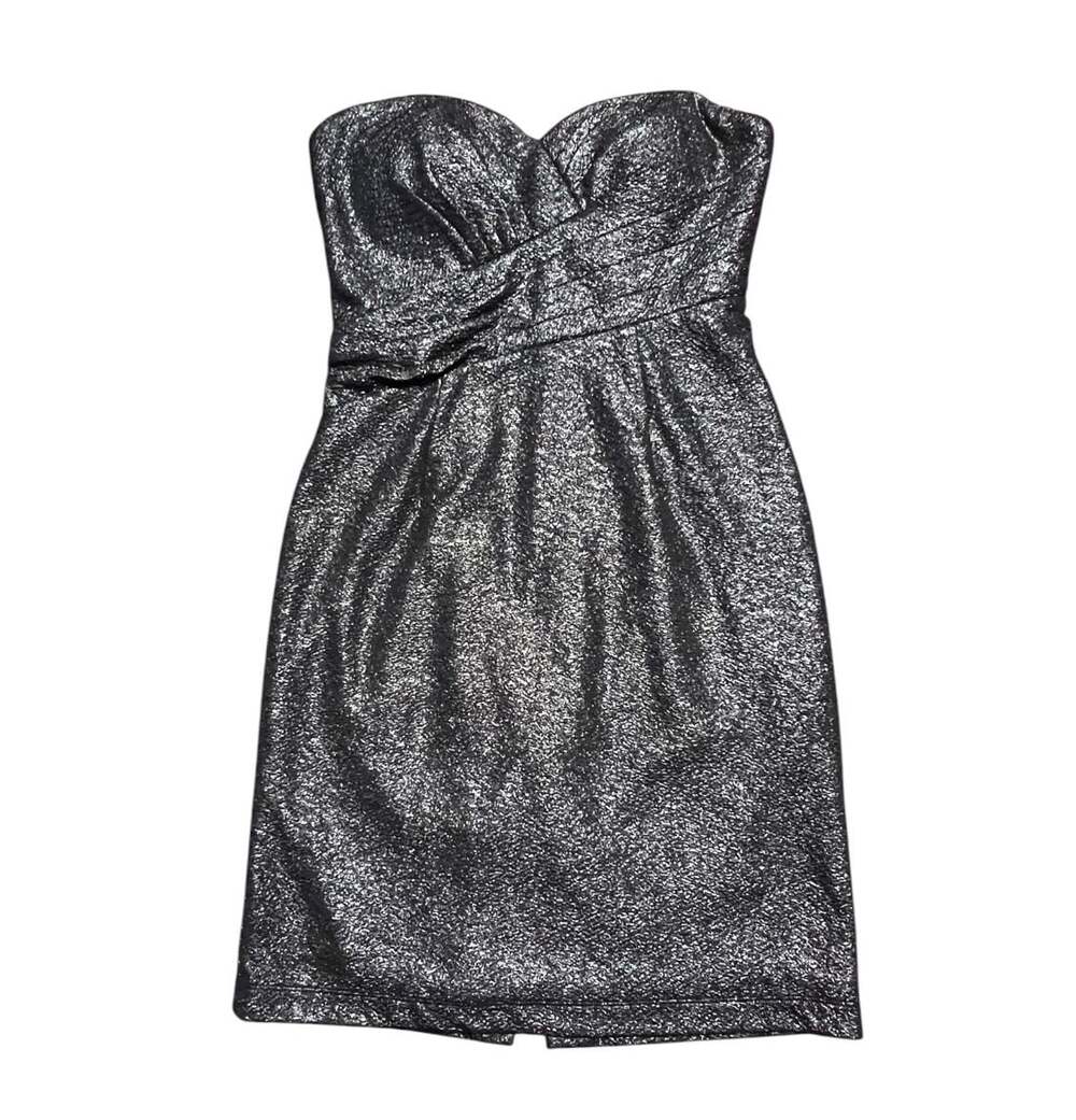Vince Camuto Metallic Strapless Cocktail Dress Size 6
